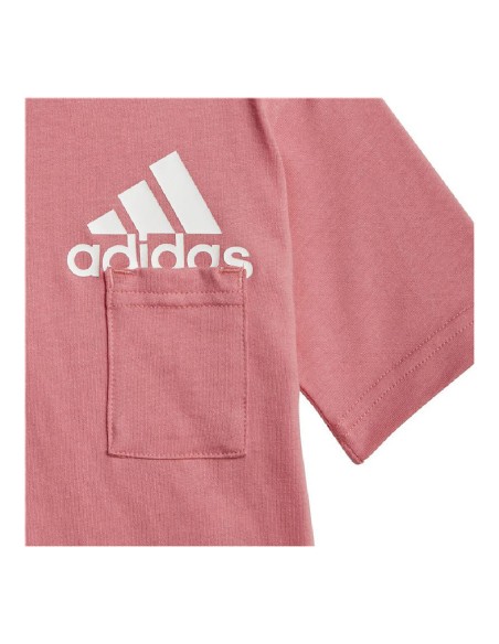 Children's Sports Outfit Adidas Badge of Sport Summer Coral