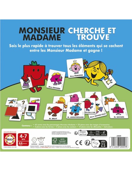 Educational Game Educa Mr. Men and Women