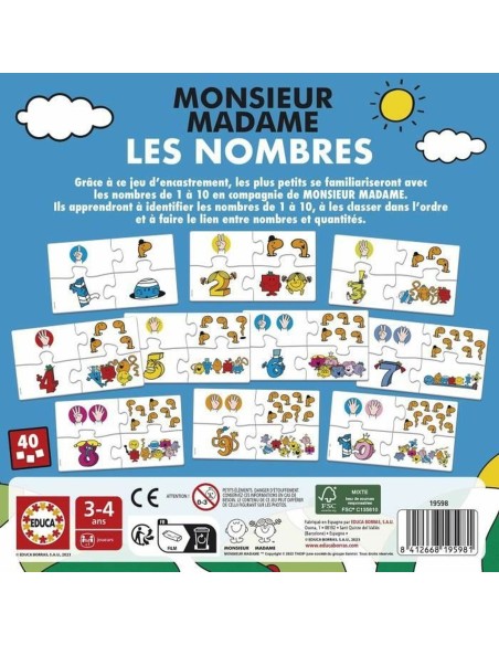 Educational Game Educa Mr. Men and Women