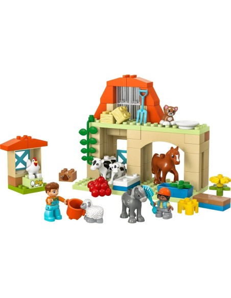 Playset Lego 10416 Caring for Animals at ther farm 74 Pieces