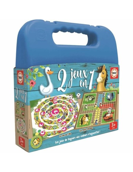 Parchís and Oca Board Educa   (FR) Briefcase 2-in-1