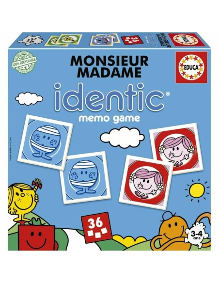 Educational Game Educa Monsieur Madame Identic (FR)