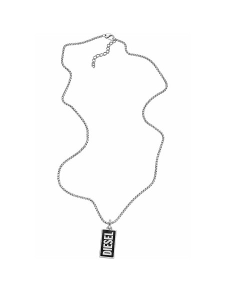 Men's Pendant Diesel DX1515040 Silver Black
