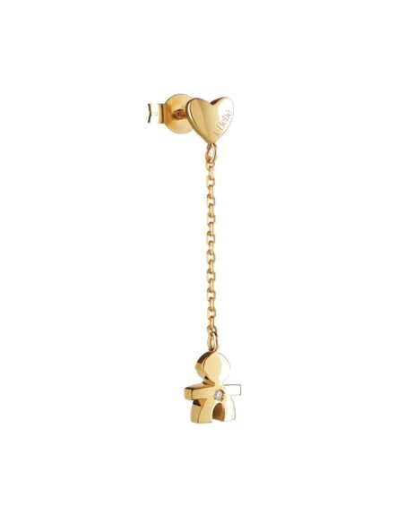 Ladies' Earrings leBebe LBB712 9 Carat Gold Golden