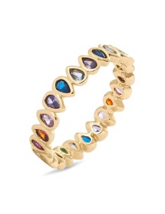 Ladies' Ring Stroili 1685718 Golden 18