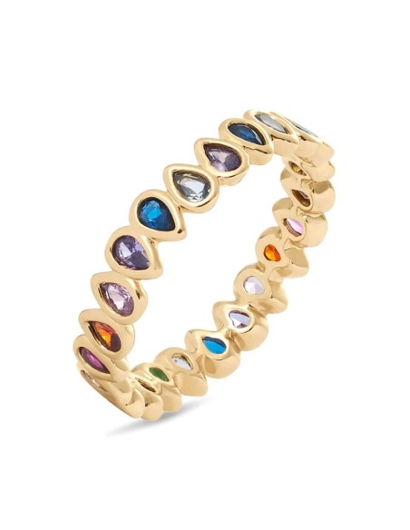 Ladies' Ring Stroili 1685718 Golden 18