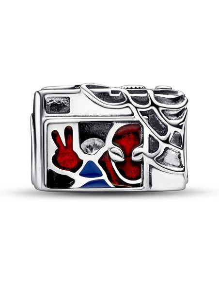 Woman's charm link Pandora SPIDER-MAN CAMERA SELFIE
