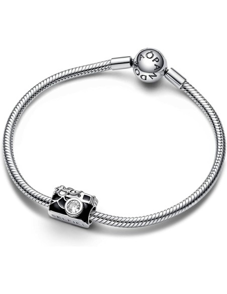 Woman's charm link Pandora SPIDER-MAN CAMERA SELFIE