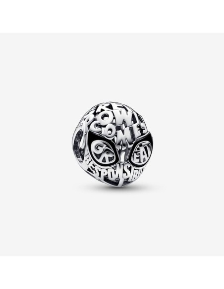 Woman's charm link Pandora SPIDER-MAN MASK