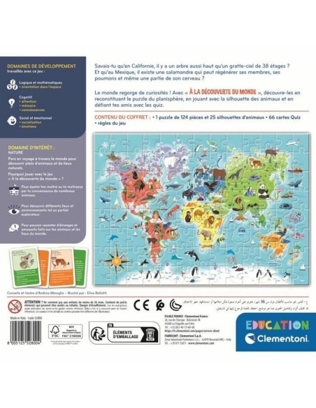 Educational Game Clementoni À la découverte du monde (FR)