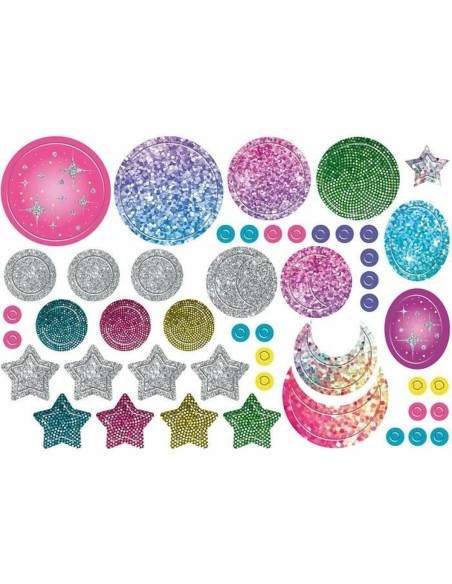 Bracelet and Necklace Making Kit Clementoni My Moonlight Pendants Aluminium Natural rubber Plastic