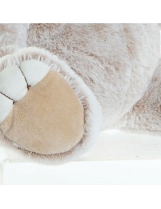Fluffy toy DKD Home Decor Brown Beige Multicolour Plastic Bear 29 x 24 x 29 cm 2
