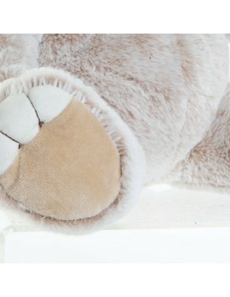 Fluffy toy DKD Home Decor Brown Beige Multicolour Plastic Bear 29 x 24 x 29 cm