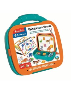 Board game Clementoni Magnetic Letters & Animals Case (FR)