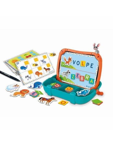 Board game Clementoni Magnetic Letters & Animals Case (FR)