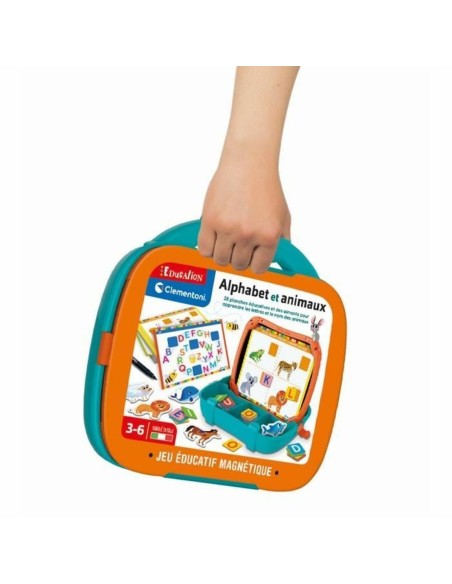 Board game Clementoni Magnetic Letters & Animals Case (FR)