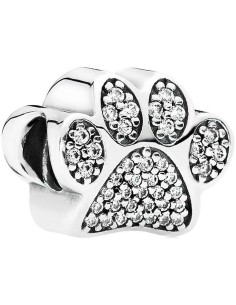 Ladies' Beads Pandora SPARKLING PAW PRINT & HEART 2