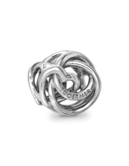 Woman's charm link Pandora FAMILY ALWAYS ENCIRCLED HEART