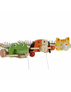 Xylophone DKD Home Decor 27 x 13,6 x 8,5 cm Metal Wood (3 Pieces) 2