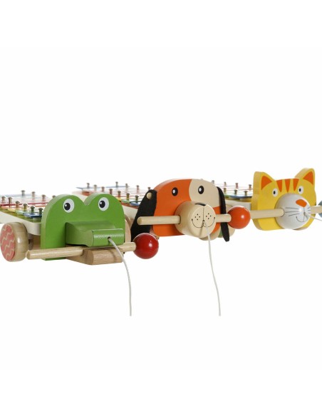 Xylophone DKD Home Decor 27 x 13,6 x 8,5 cm Metal Wood (3 Pieces)