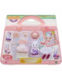 Set of Dolls Sylvanian Families The Fashion Suitcase And Big Sister Persian Cat