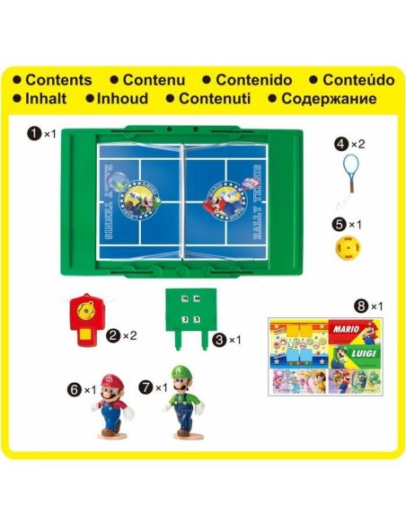 Board game EPOCH D'ENFANCE Super Mario Rally Tennis (FR) Multicolour