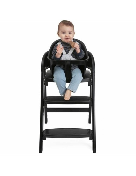 Highchair Chicco Crescendo Lite cairo coal Black Stainless steel