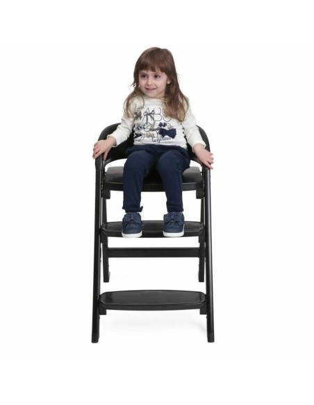 Highchair Chicco Crescendo Lite cairo coal Black Stainless steel