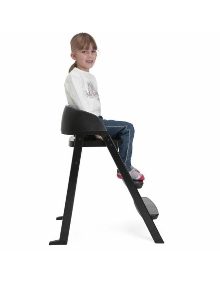 Highchair Chicco Crescendo Lite cairo coal Black Stainless steel