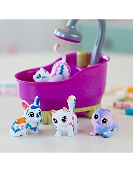 Playset Washimals Pets Crayola 74-7453 Bathtub 6 Pieces