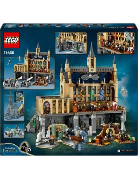 Construction set Lego 76435 Hogwarts Castle: Great Hall Multicolour 1732 Pieces