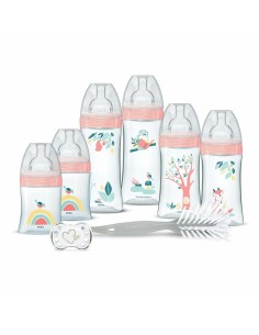 Set of baby's bottles Dodie Pink 8 Pieces
