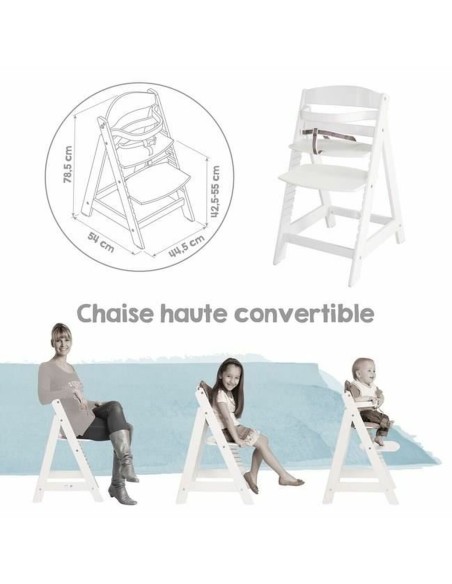 Highchair ROBA White Grey
