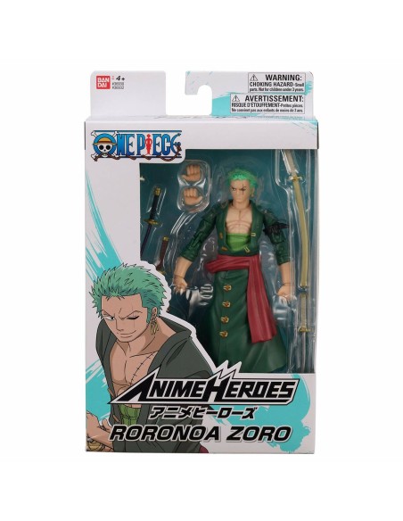 Jointed Figure One Piece Anime Heroes - Roronoa Zoro 17 cm