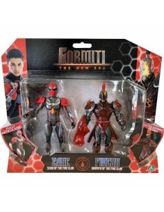 Playset Gormiti GORMITI - Scion and Gormiti associated Fire - Zane and Fireon 15 cm