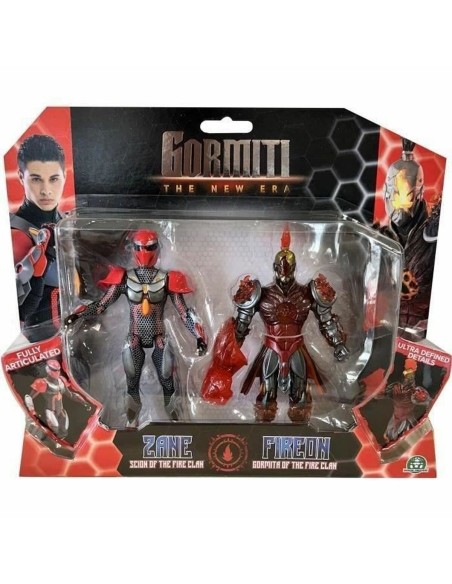 Playset Gormiti GORMITI - Scion and Gormiti associated Fire - Zane and Fireon 15 cm