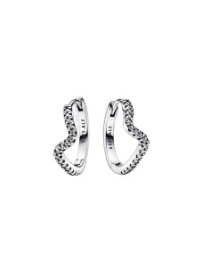 Ladies' Earrings Pandora 292545C01 Stainless steel Sterling silver 925
