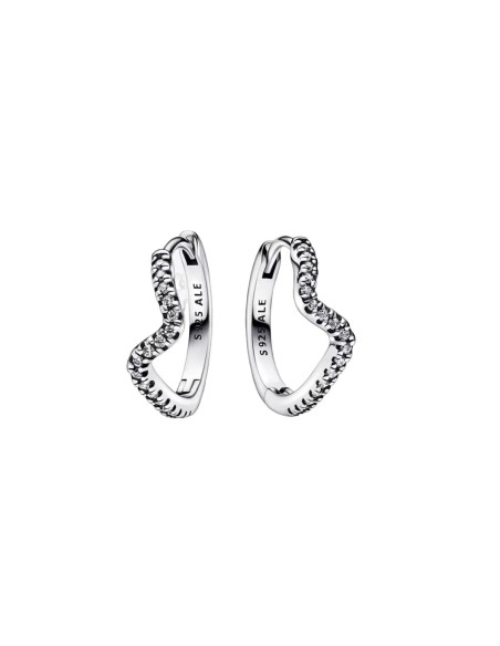 Ladies' Earrings Pandora 292545C01 Stainless steel Sterling silver 925