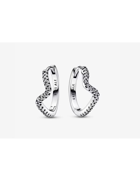 Ladies' Earrings Pandora 292545C01 Stainless steel Sterling silver 925