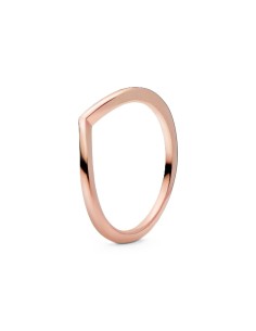 Ladies' Ring Pandora WISHBONE 14K ROSE GOLD-PLATED - RING - SIZE 50