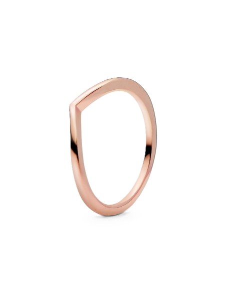 Ladies' Ring Pandora WISHBONE 14K ROSE GOLD-PLATED - RING - SIZE 50