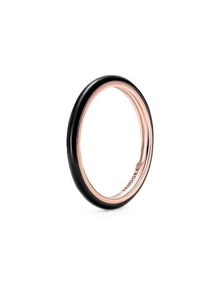 Ladies' Ring Pandora BLACK ENAMEL - RING - SIZE 54
