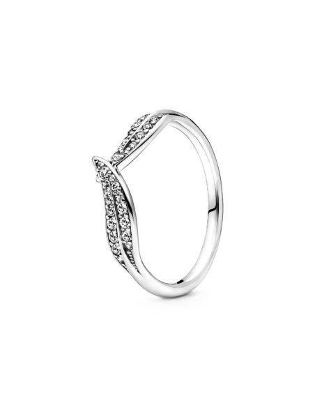 Ladies' Ring Pandora LEAF PAVE - RING - SIZE 52
