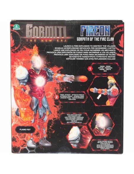 Jointed Figure Gormiti Fireon 27 cm