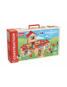 Action Figures Jeujura The Wooden Castle Fort  300 Pieces Playset 2