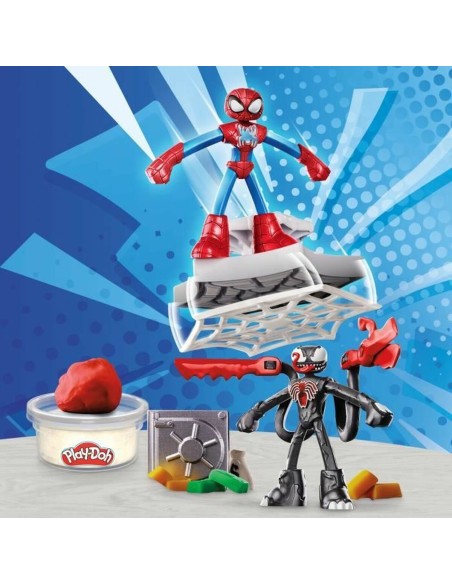 Modelling Clay Game Play-Doh Spider-Man Slash Attack Multicolour