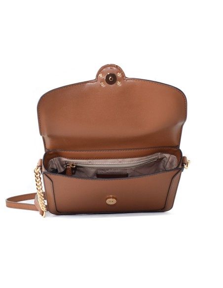 Shoulder Bag Michael Kors Leida Brown 23 x 17 x 6 cm