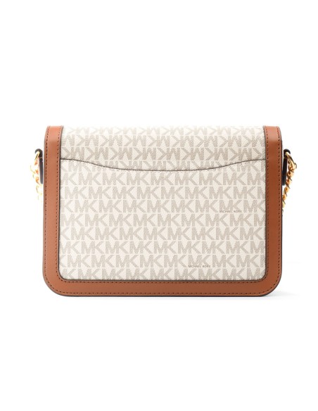 Shoulder Bag Michael Kors Leida Beige 34 x 27 x 9 cm