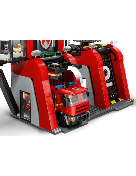 Playset Lego 60414 Fire station with Fire engine
