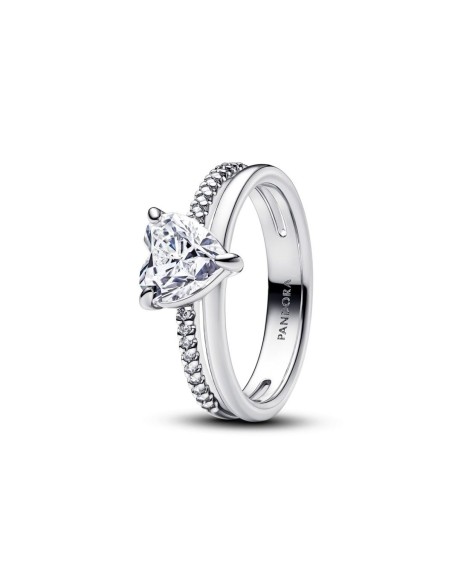 Ladies' Ring Pandora 193100C01-52 Silver 12